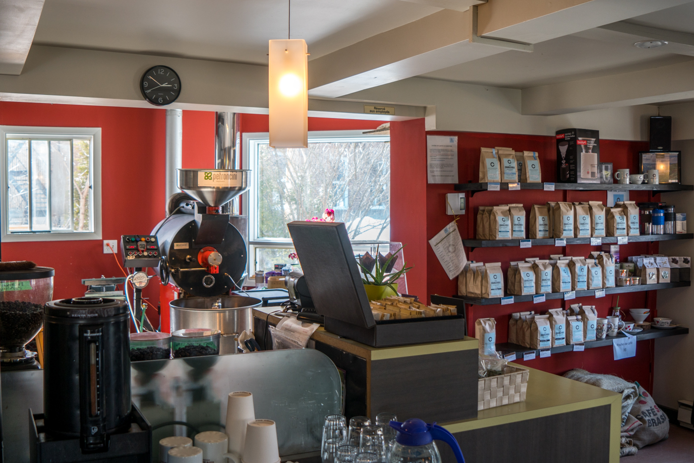 Intérieur du Café Charlevoix