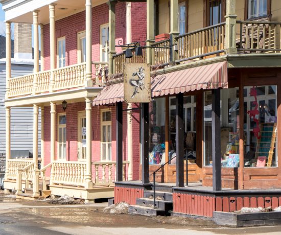 Maisons ancestrale de Baie-St-Paul, Québec, Canada