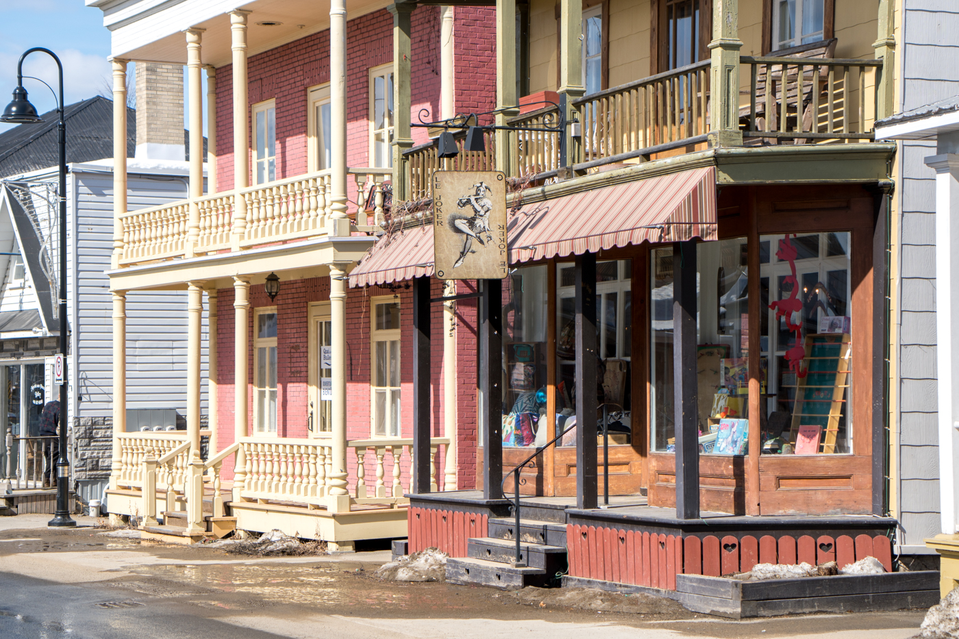 Maisons ancestrale de Baie-St-Paul, Québec, Canada