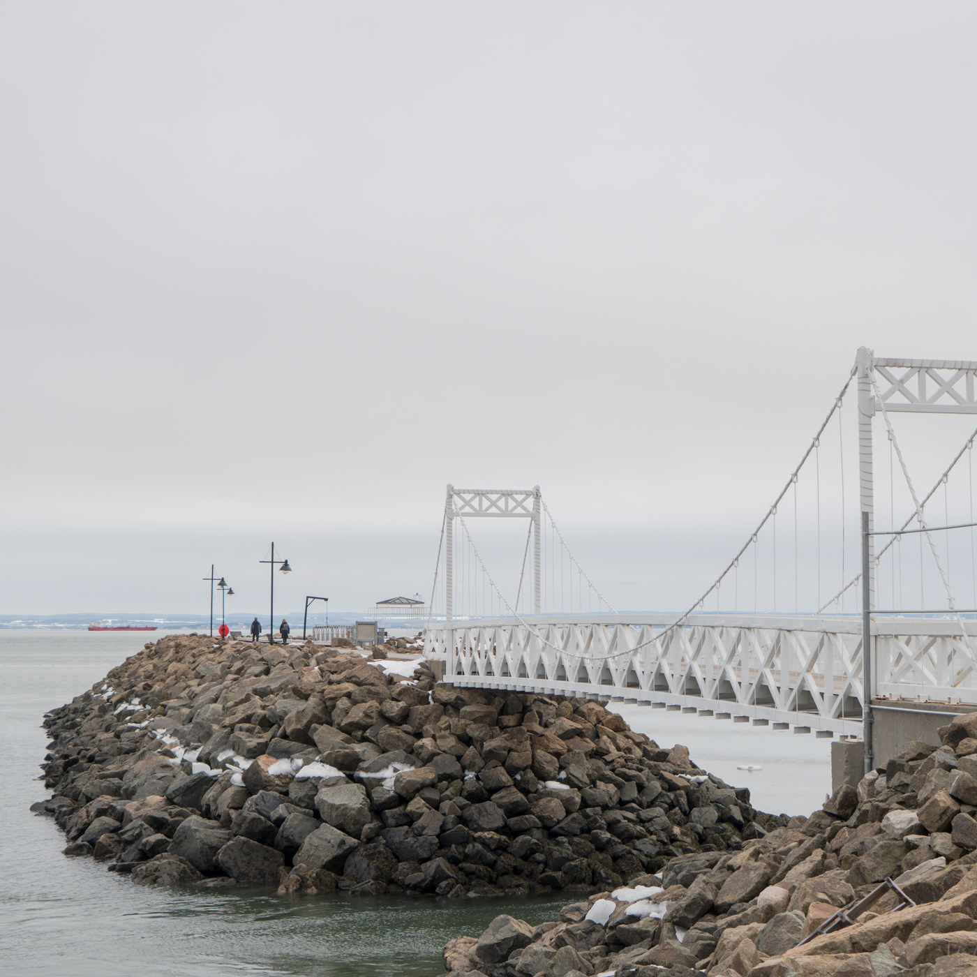 Pont piéton de Charlevoix - Voyage au Québec