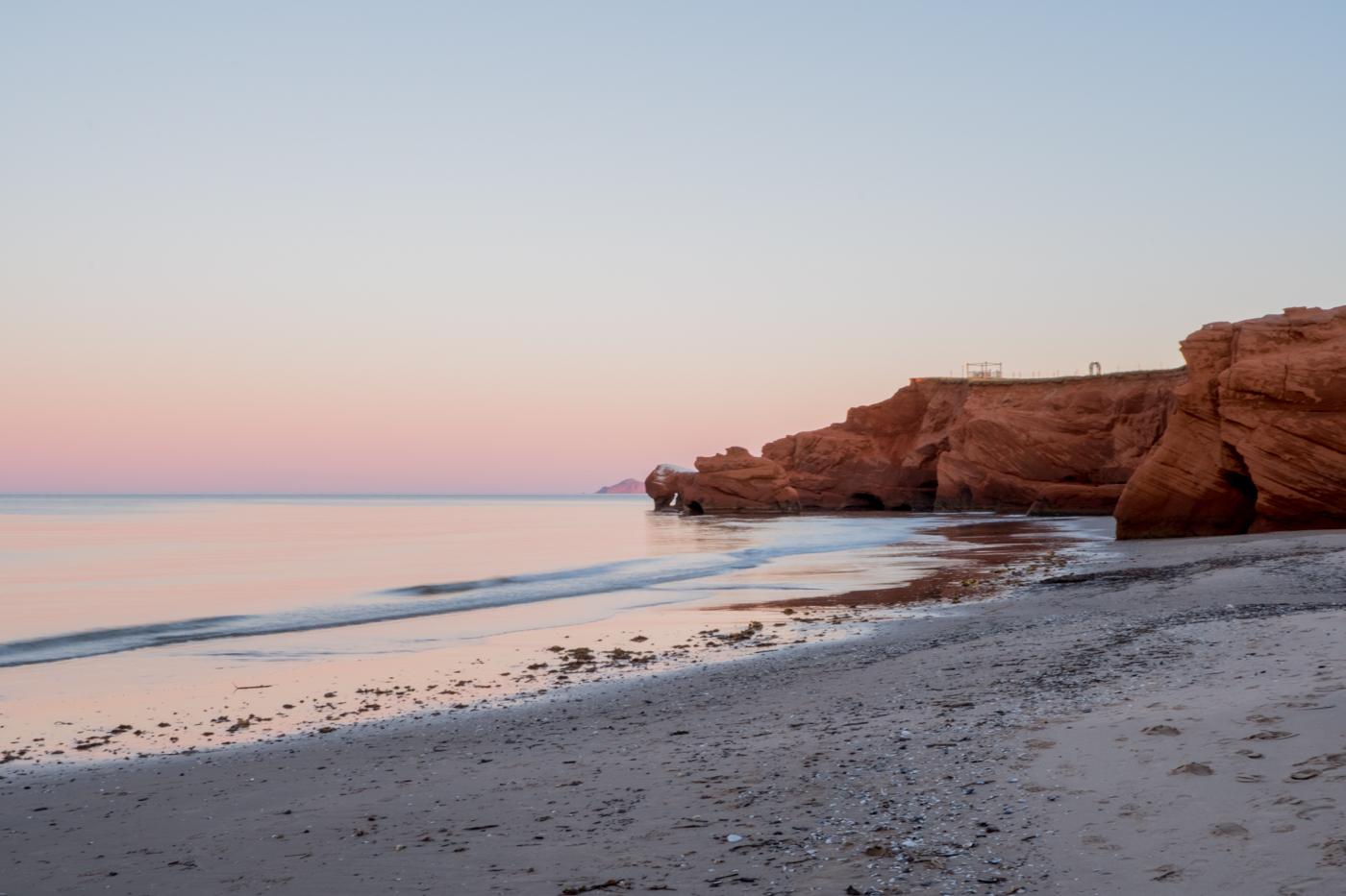 Coucher de soleil à la dune du Sud - voyage aux îles de la Madeleine