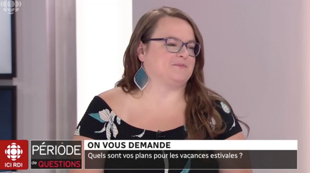 Jennifer Doré Dallas, blogueuse à Radio-Canada