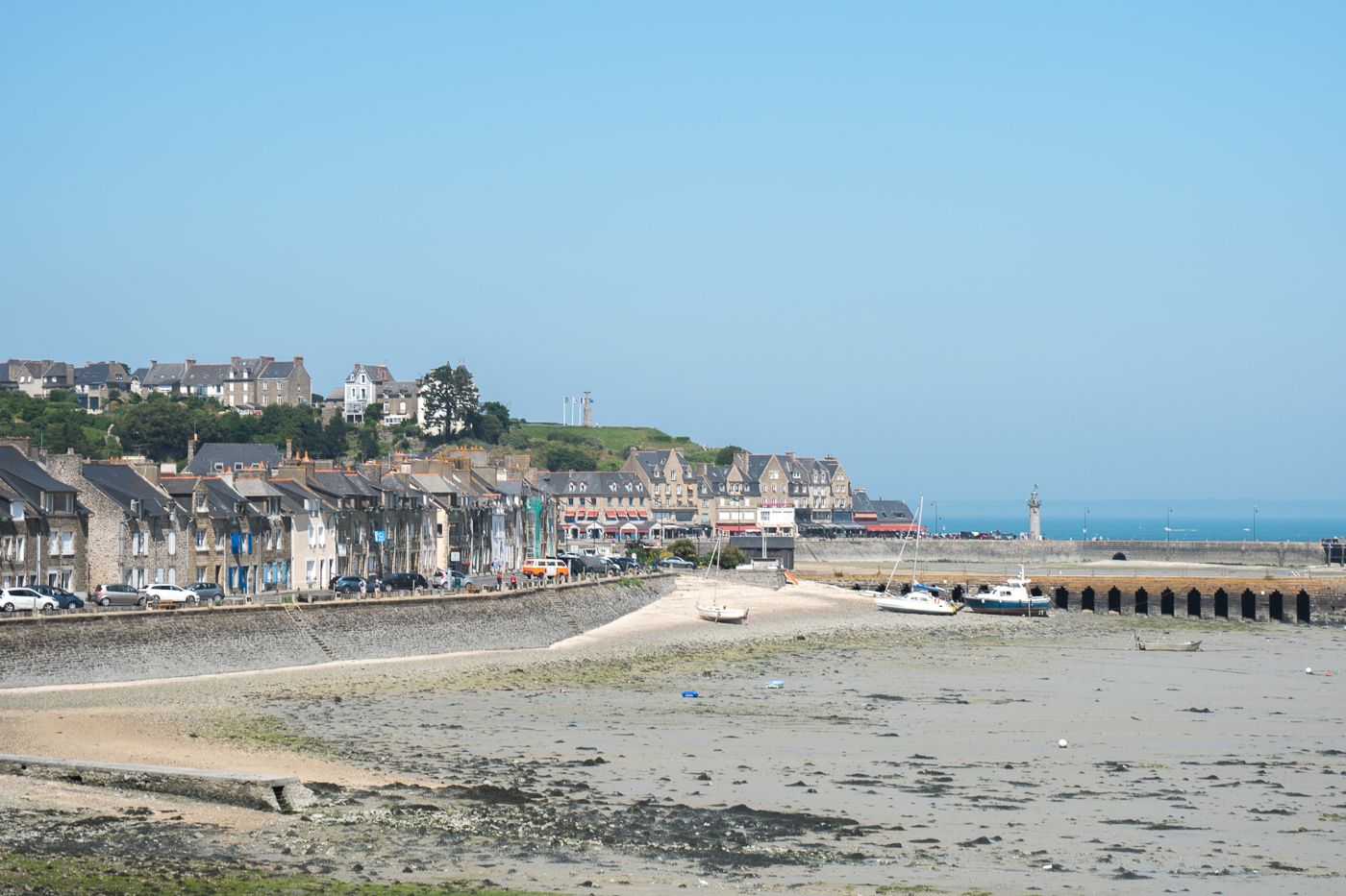 Jetée de Cancale en Bretagne, France