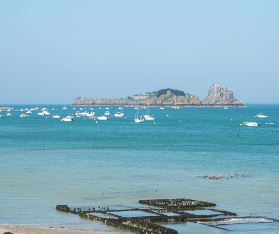 Vue sur le rocher de Cancale