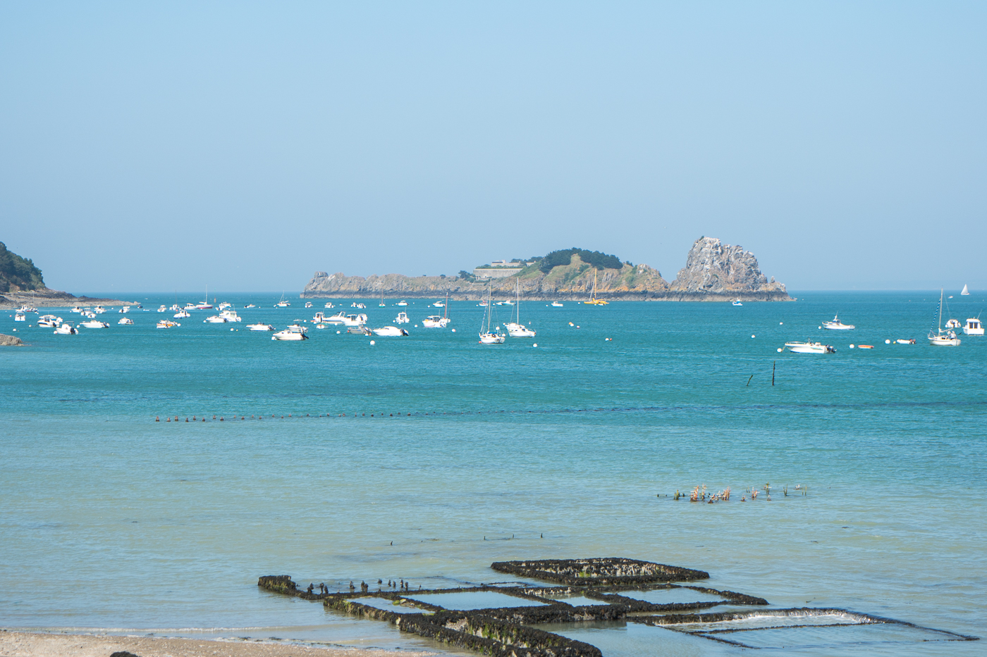 Vue sur le rocher de Cancale