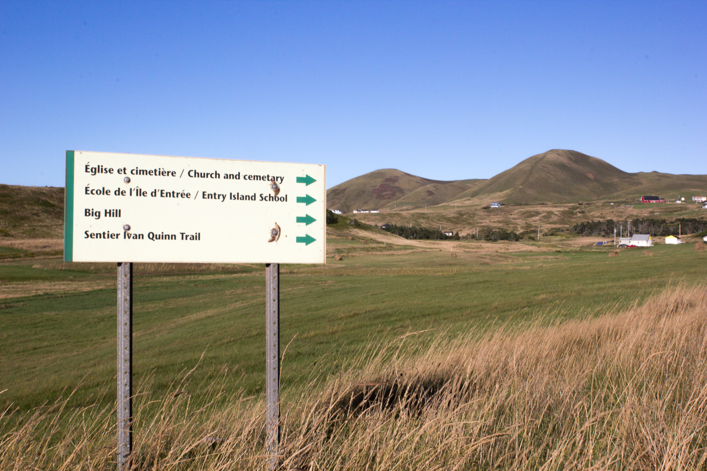 Arrivée sur l'île d'Entrée ou Entry Island