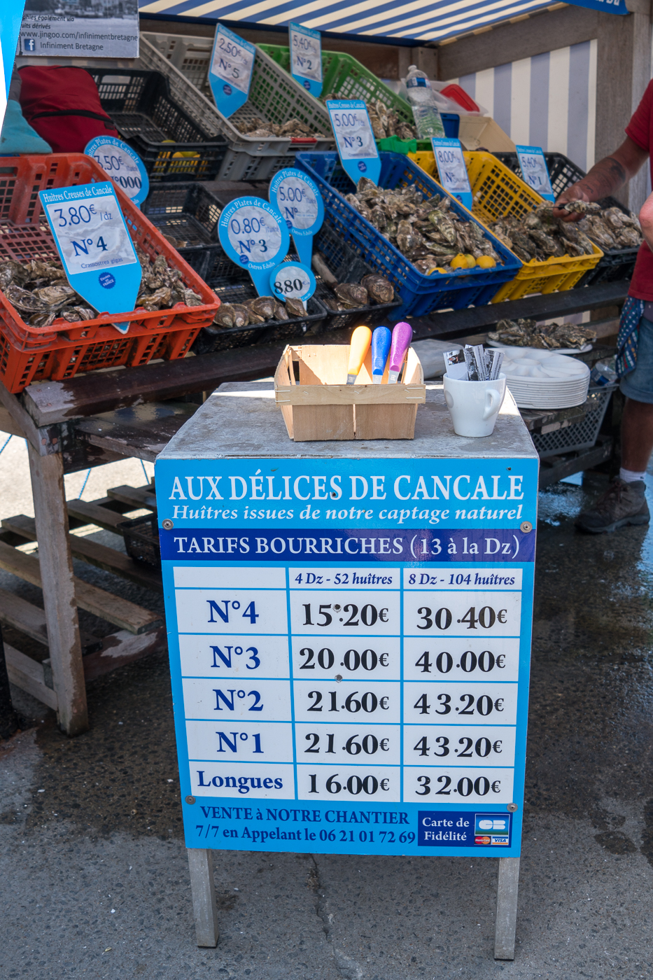 Aux délices de Cancale du marché aux huîtres