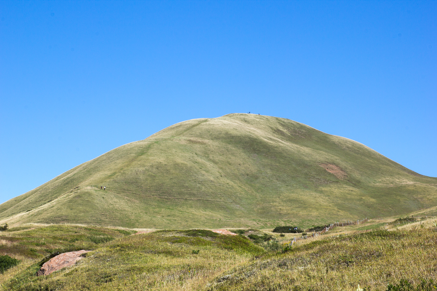 La fameuse Big Hill de l'île d'Entrée aux îles de la Madeleine