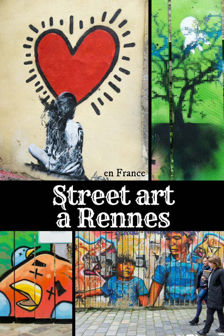 Street art à Rennes en France - Art de rue en voyage