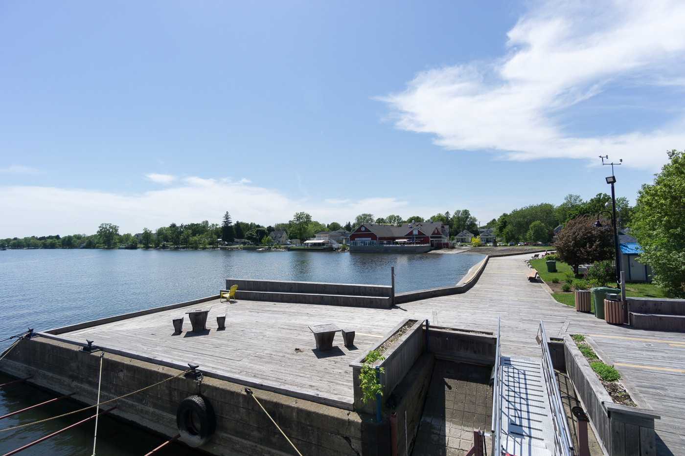 Vue du bateau de croisières du lac Champlain - Venise-en-Québec