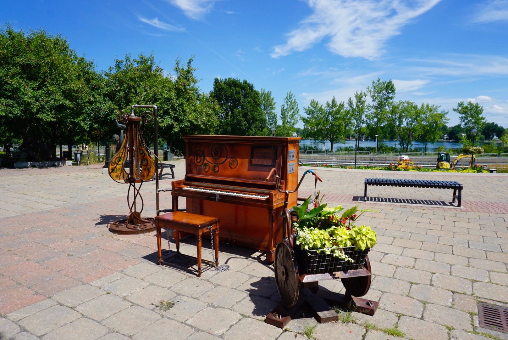 Piano sur la promenade de la rivière Richelieu