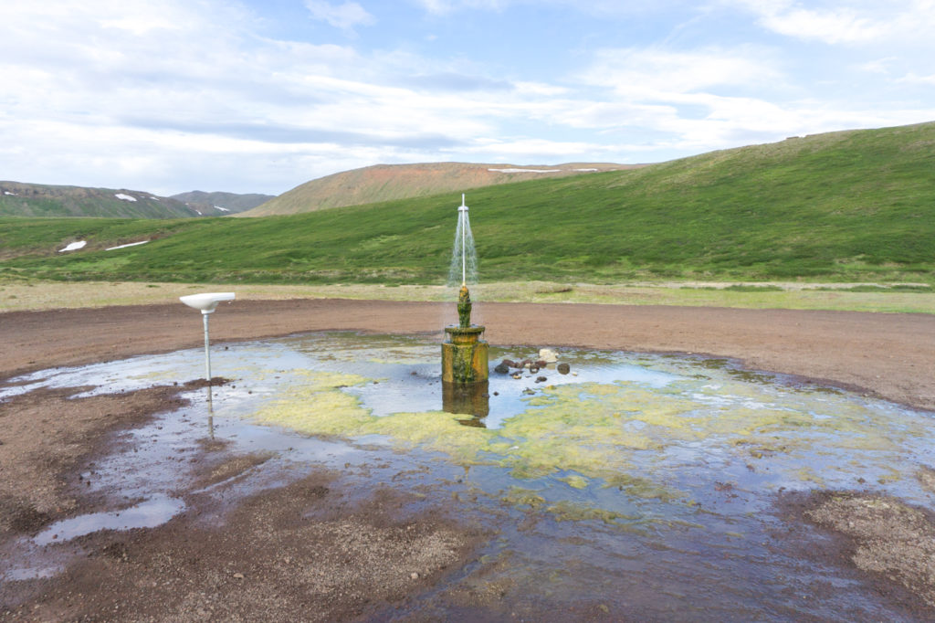 Attrait insolite - Douche en plein air au nord de l'Islande