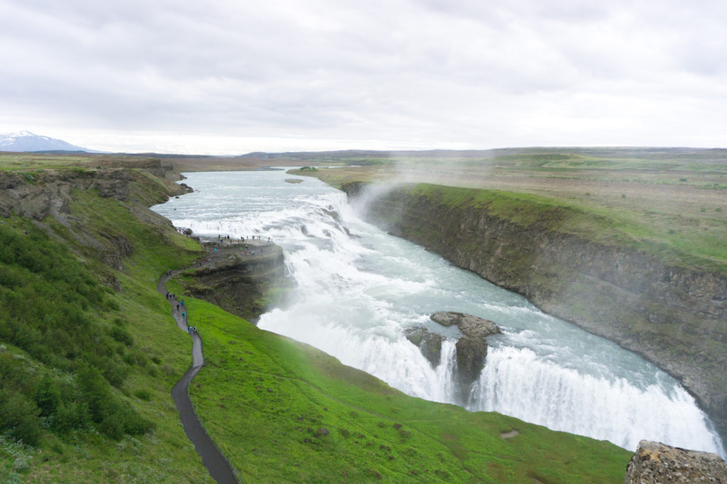 Chute Gullfoss du Cercle d'Or - Quoi faire en Islande?