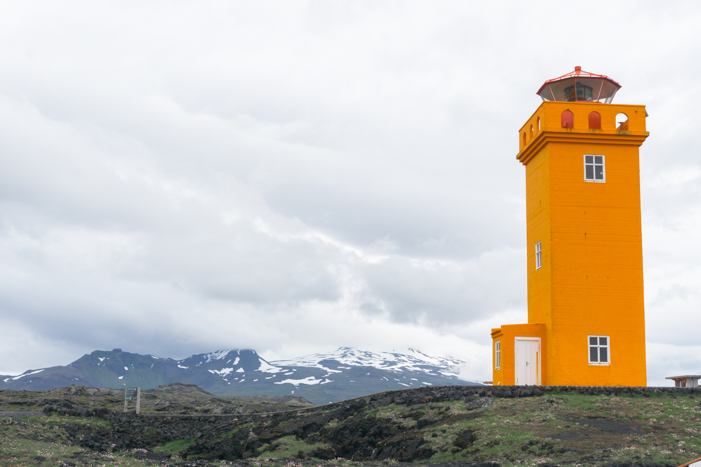 Phare orange - Péninsule de Snaefellsnes - Quoi voir en Islande?