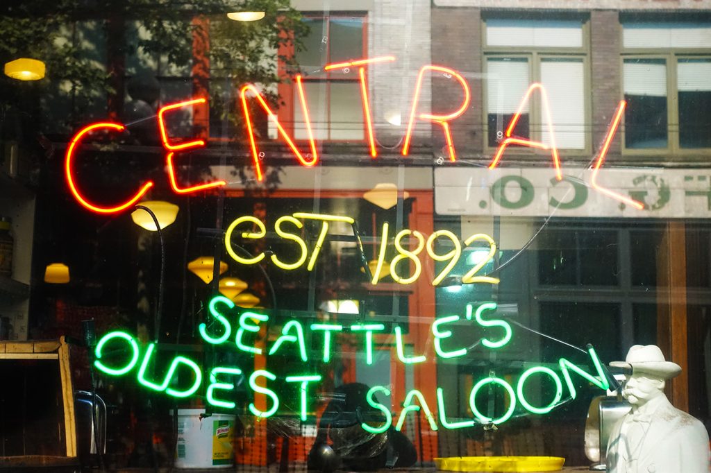 Central Saloon, le plus vieux saloon de Seattle