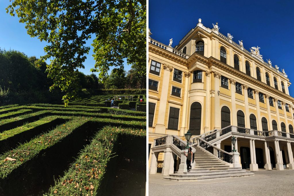 Extérieur du Schloss Belvédère de Sissi