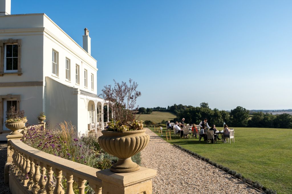 Jardin-terrasse du Lympstone Manor