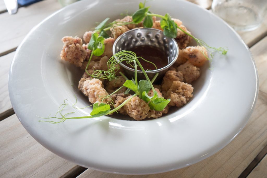 Assiette de clams au River Exe Café