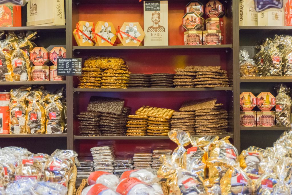 Étalage de Lebkuchen - Biscuits typiques à manger en Allemagne