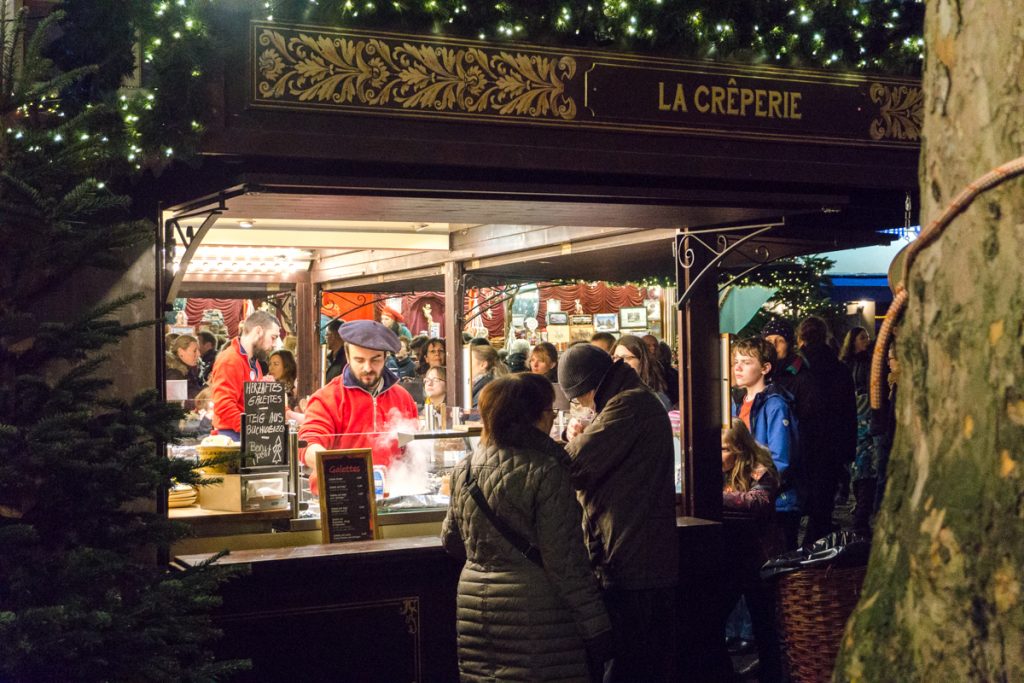 Kiosque de crêperie à Cologne