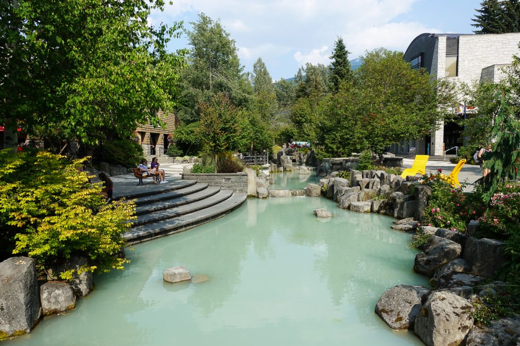 Nature dans le village de Whistler au Canada