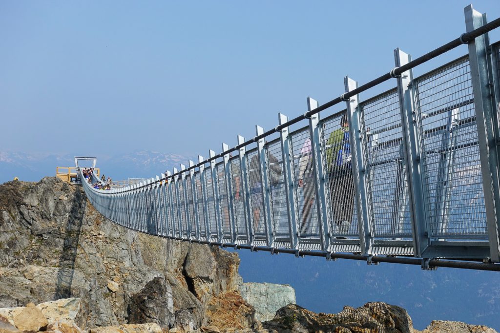 Pont suspendu Cloudraker Skybridge de Whistler