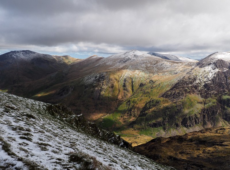 Vue du sommet du mont Snowdon - Pays de Galles - Annie Anywhere