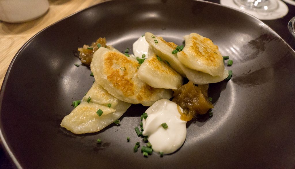 Dumplings du Zoe's Lounge Fairmont Château Laurier