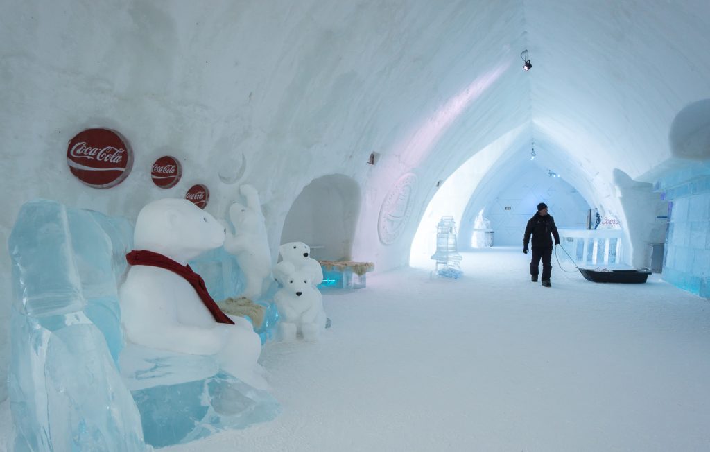 passages de l'hotel de glace