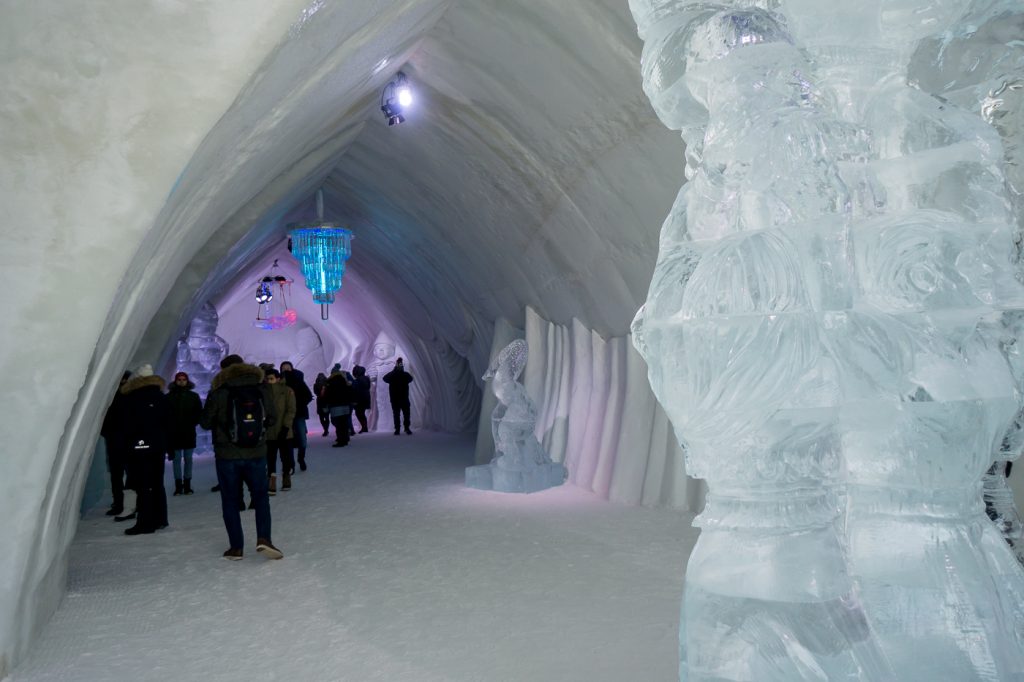 sculptures de glace de Québec - Quoi faire en hiver au Canada