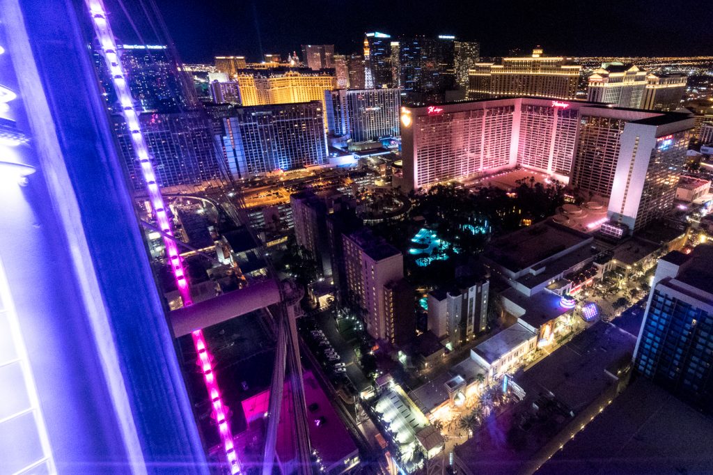 Vue du High Roller - Quoi faire à Las Vegas à petit budget