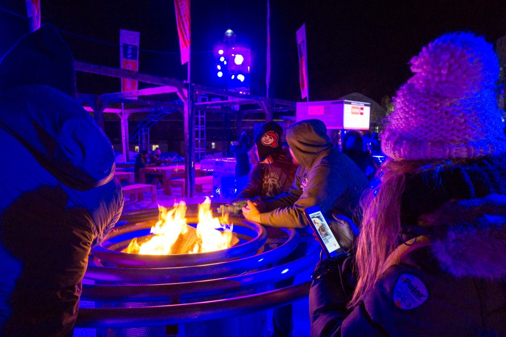 Feu pour se réchauffer - Quoi faire au Carnaval de Québec