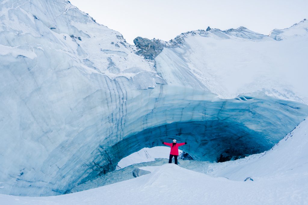 Incontournable d'un voyage au Yukon, grotte de glace Haines Junction