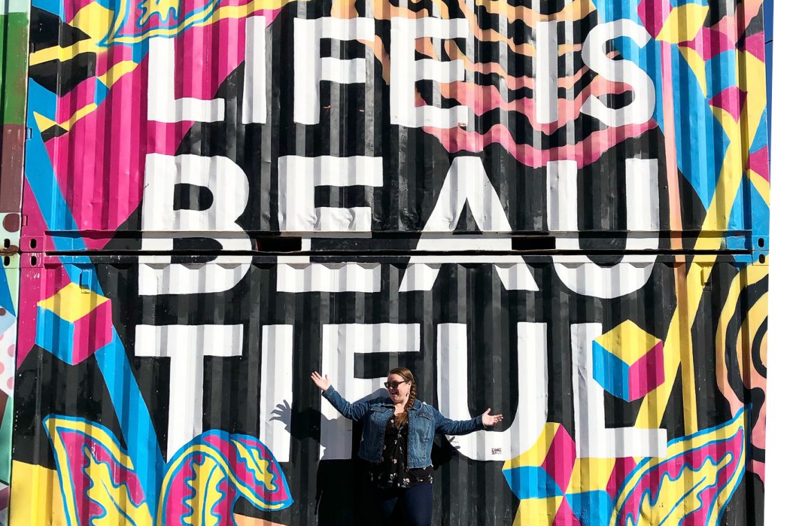 Murale Life is Beautiful de Downtown Las Vegas