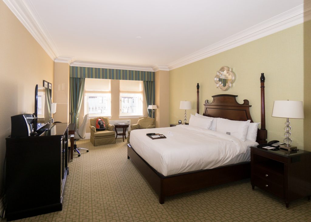 Ma chambre au Fairmont Château Laurier