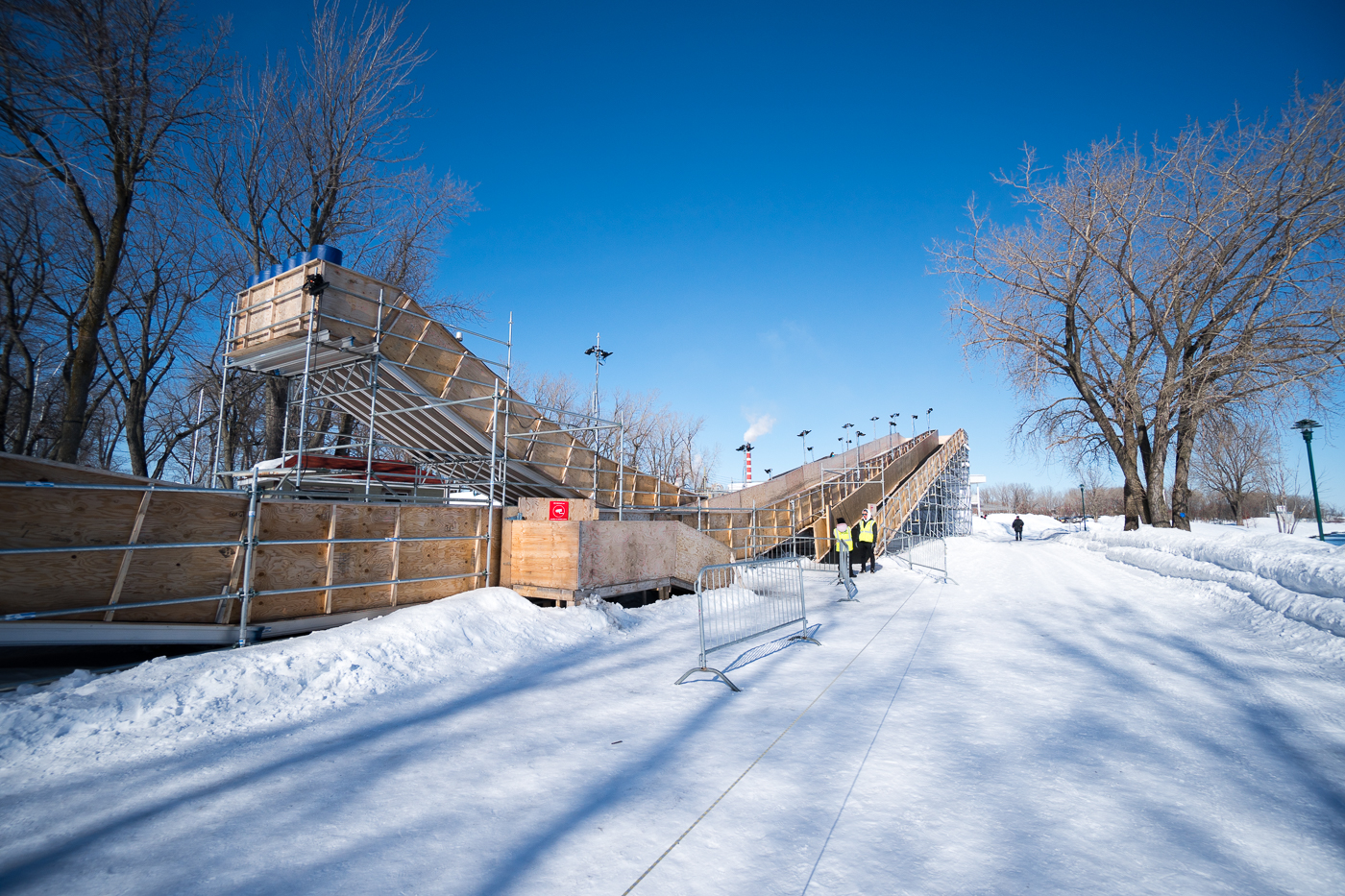 Glissade du parc de l'île Saint-Quentin - Trois-Rivières