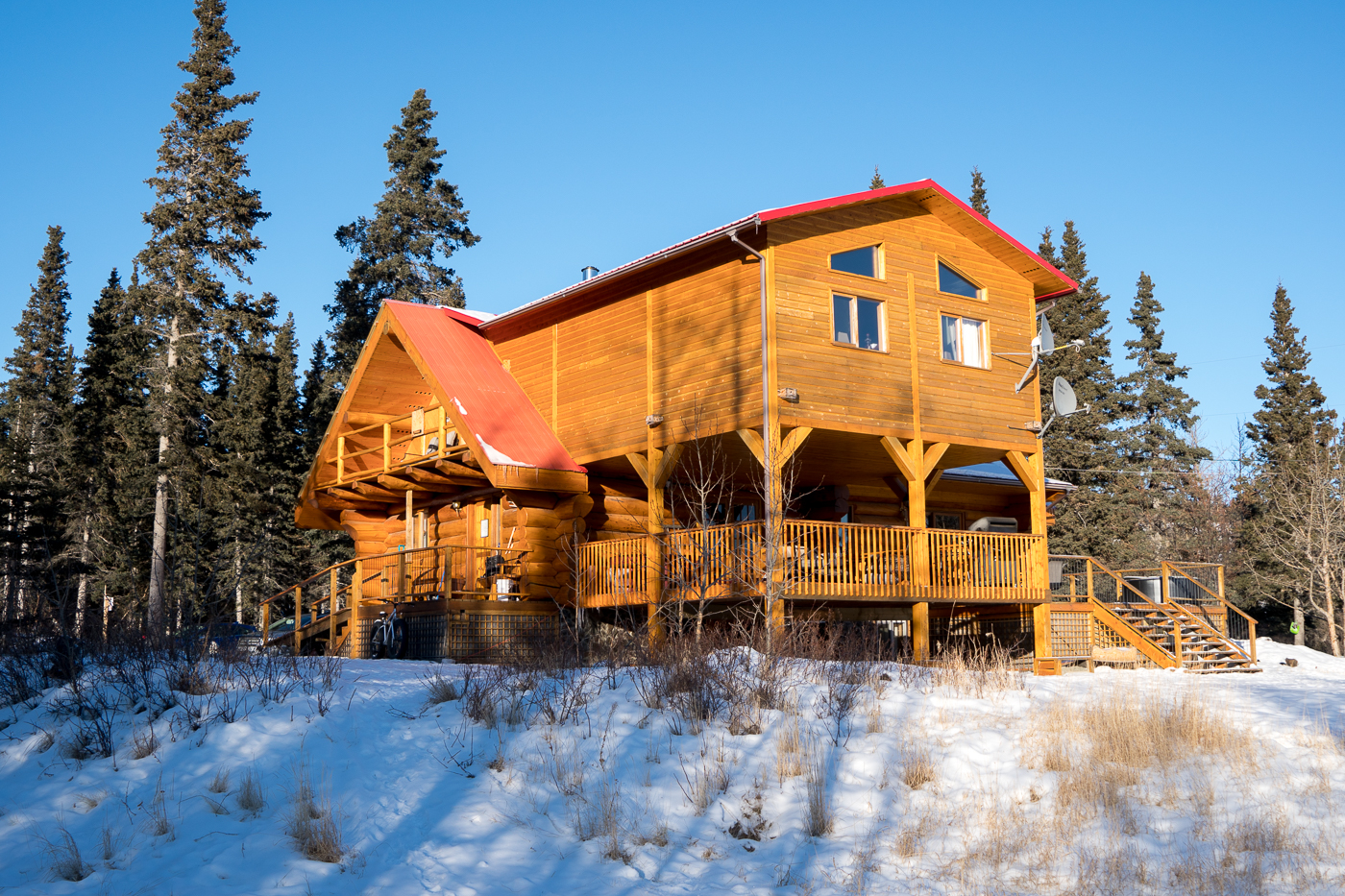 Chalet de Mount Logan Lodge où dormir à Haines Junction Yukon