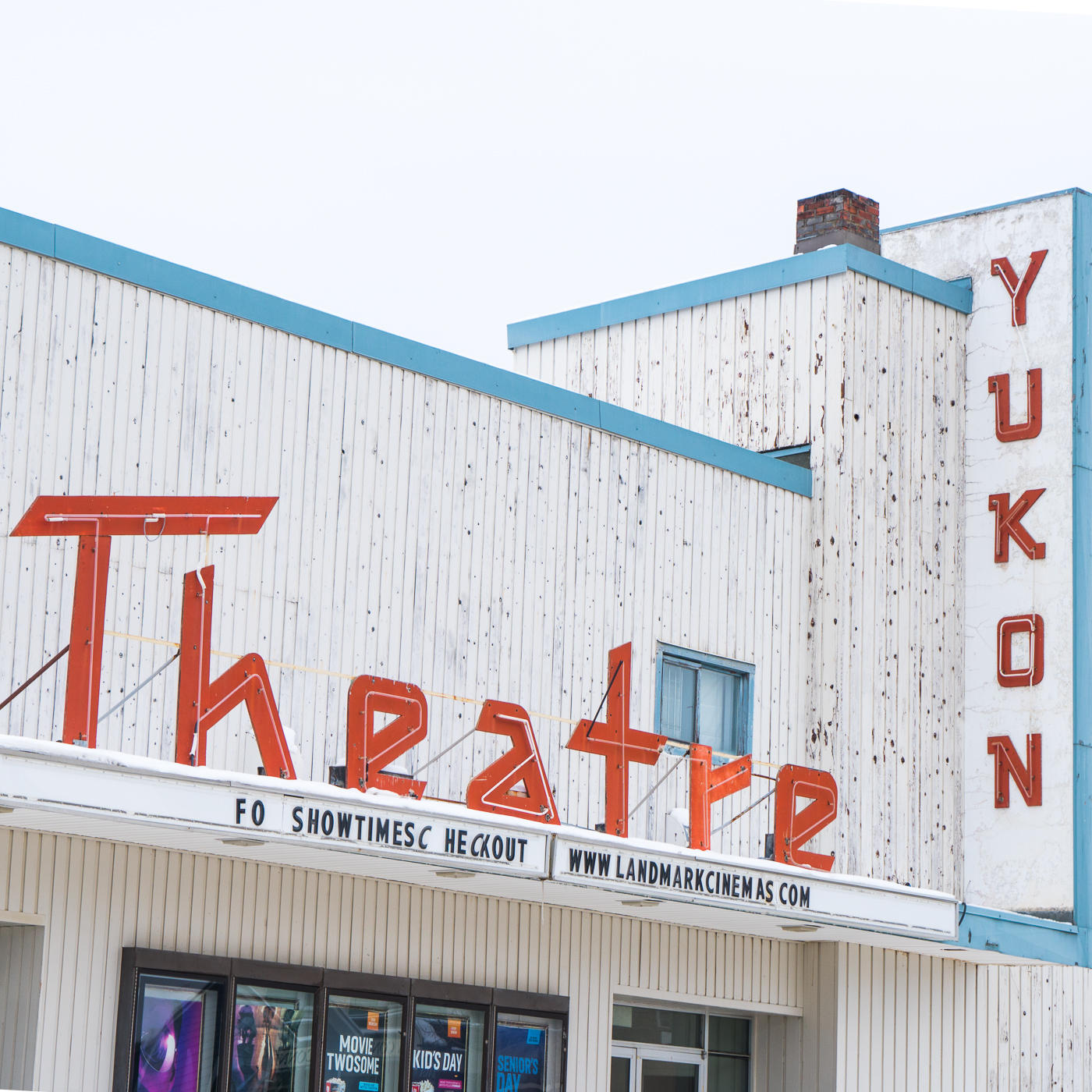 Façade du Yukon Theatre de Whitehorse