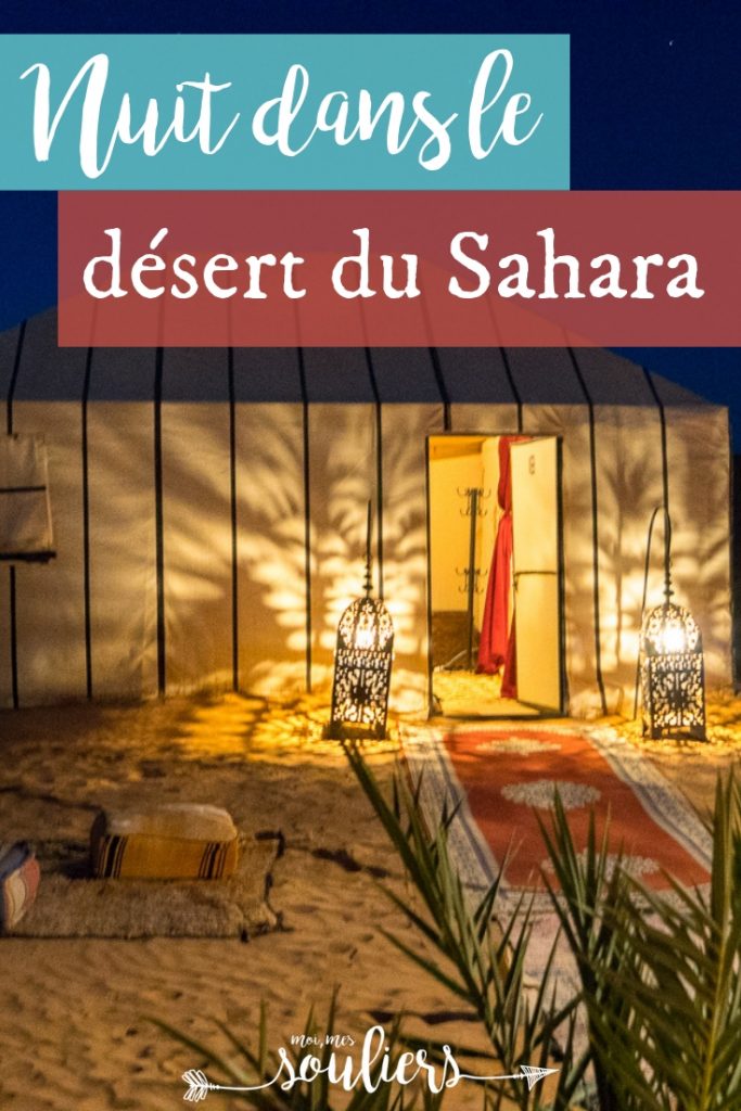 Nuit dans le désert du Sahara à Merzouga - Voyage au Maroc