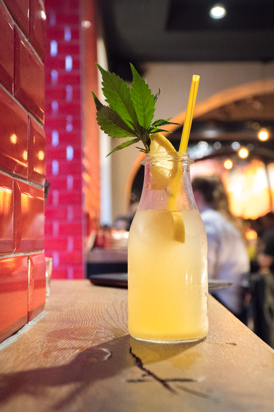 Cocktail limonade au chanvre du Freigeist de Graz