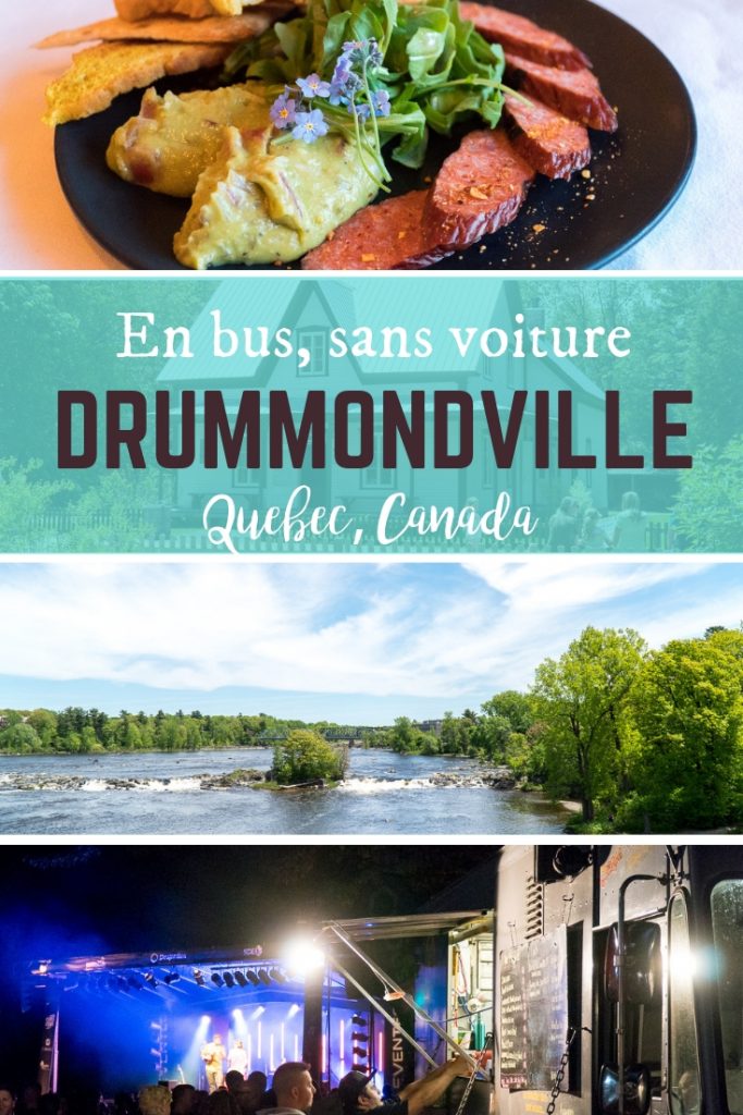 Drummondville, Québec sans voiture, en bus