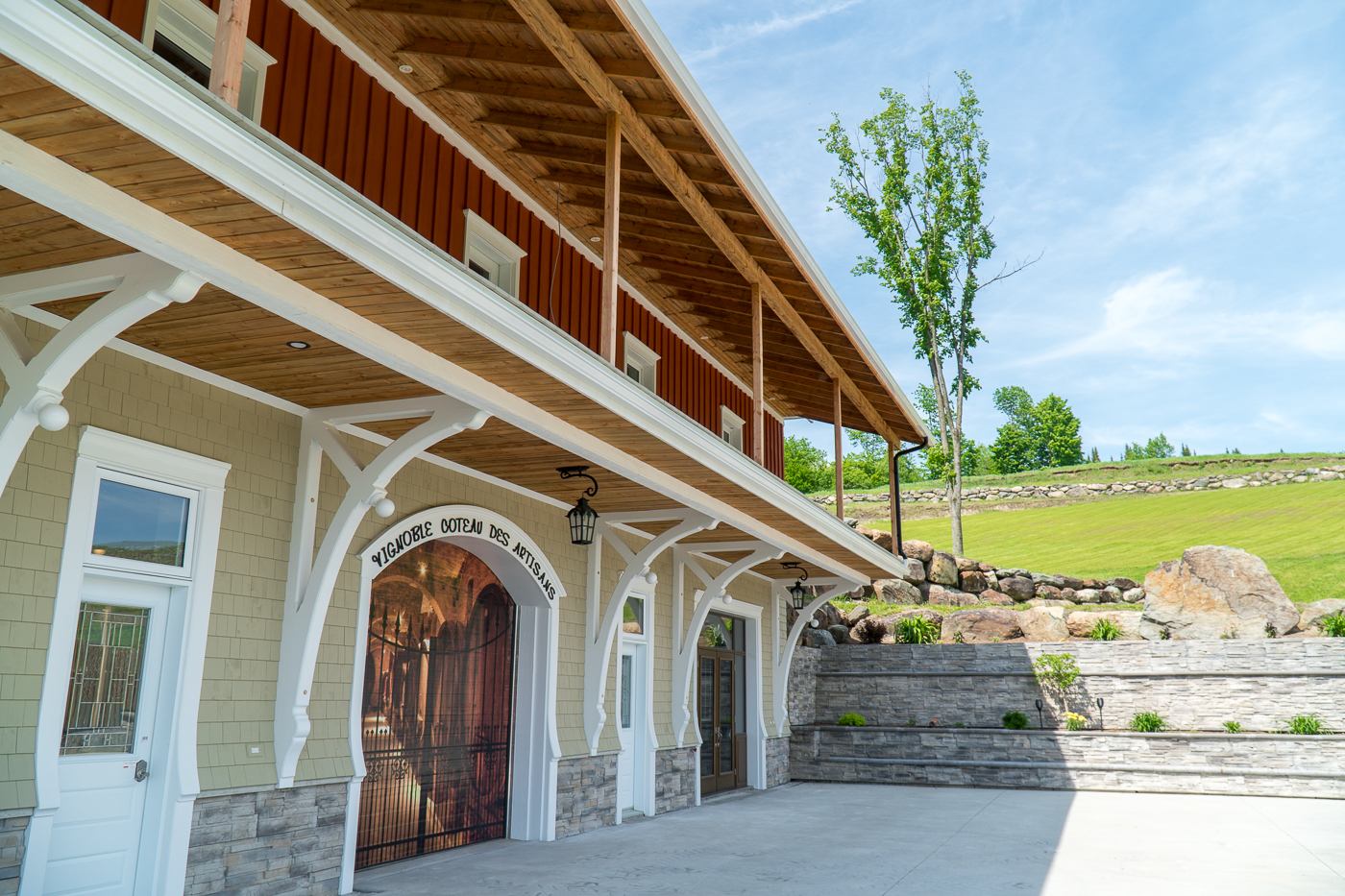 Extérieur du vignoble à visiter - Béthanie, Québec, Montérégie