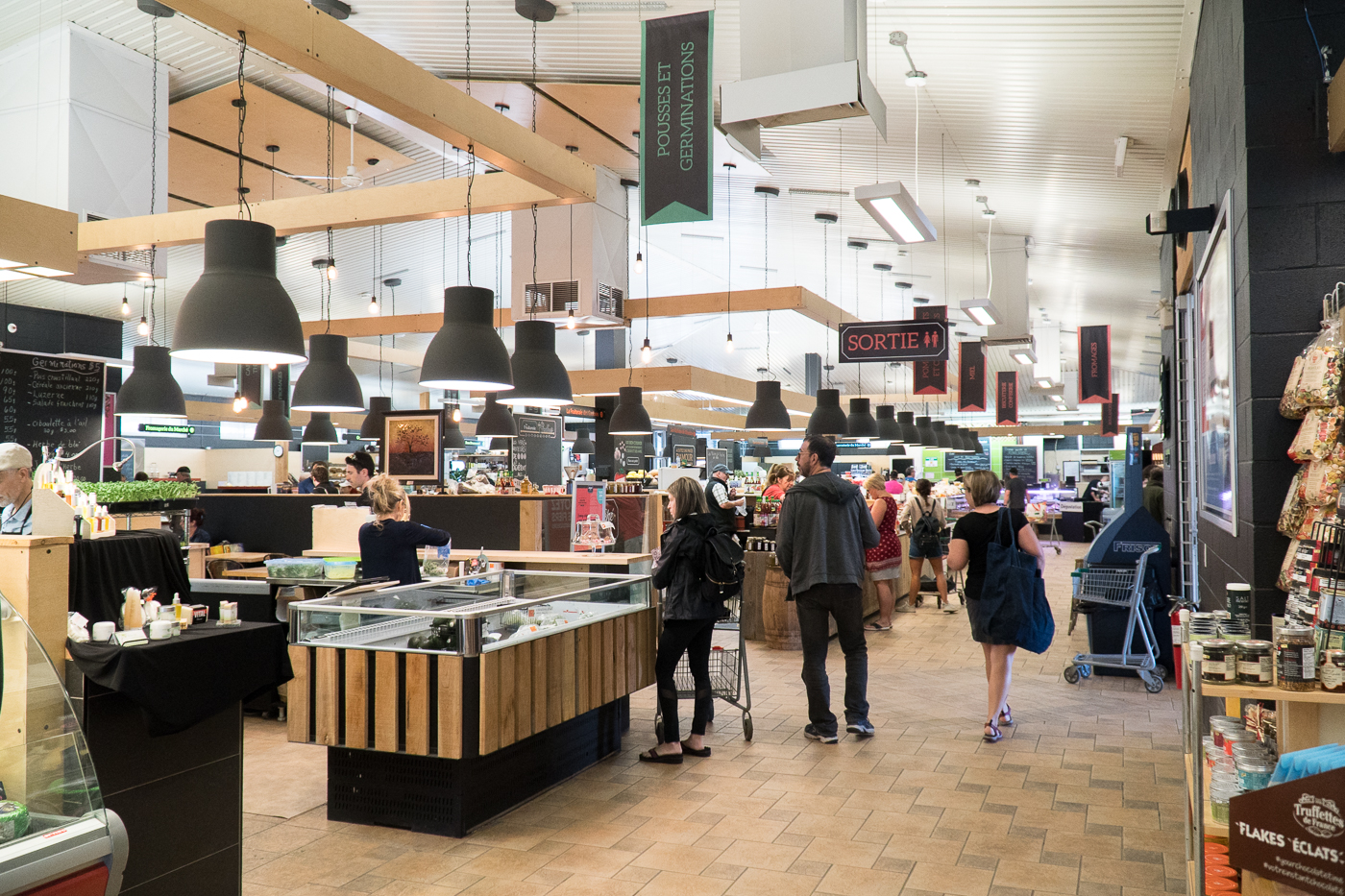 Intérieur du marché public - Quoi faire à Drummondville, Québec