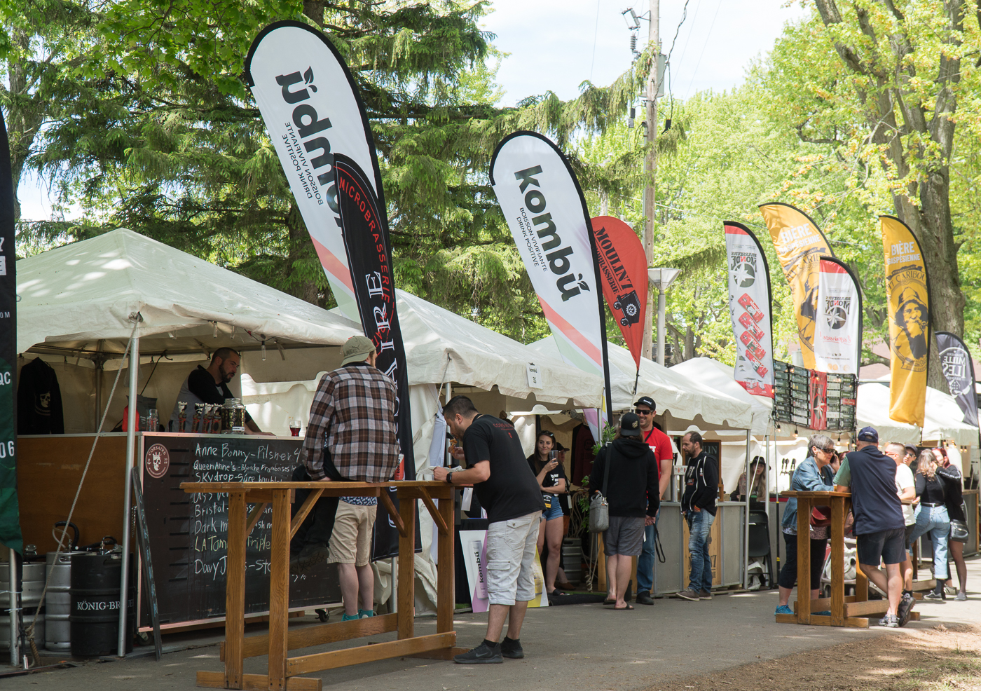 kiosque de bière - Festival Drummond en bière