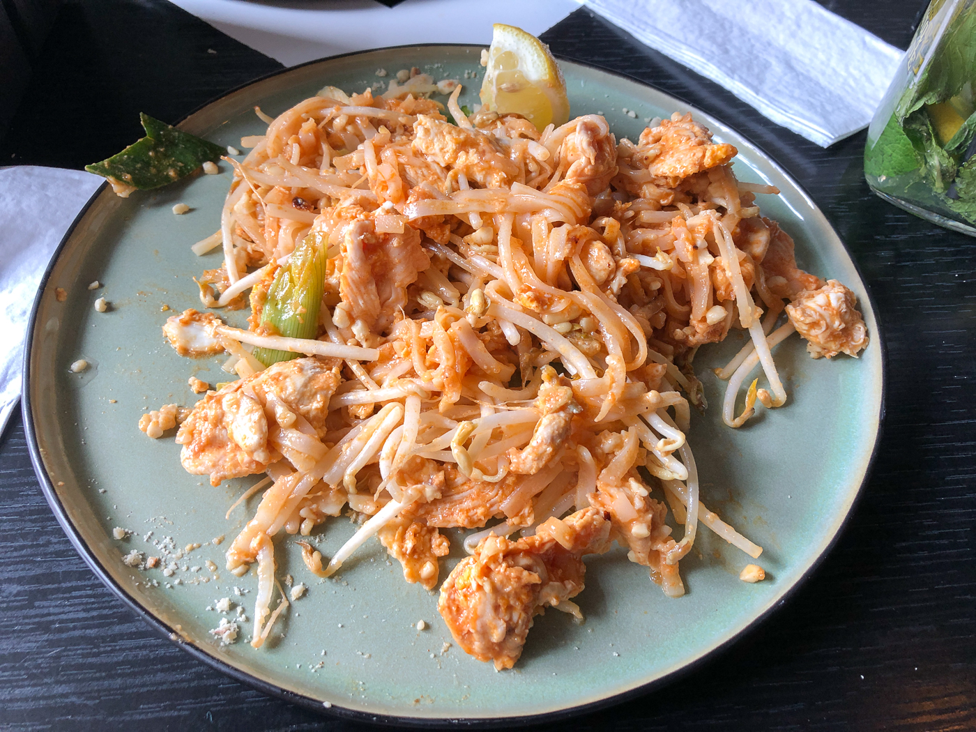 Pad thai du Café Mitte à Graz