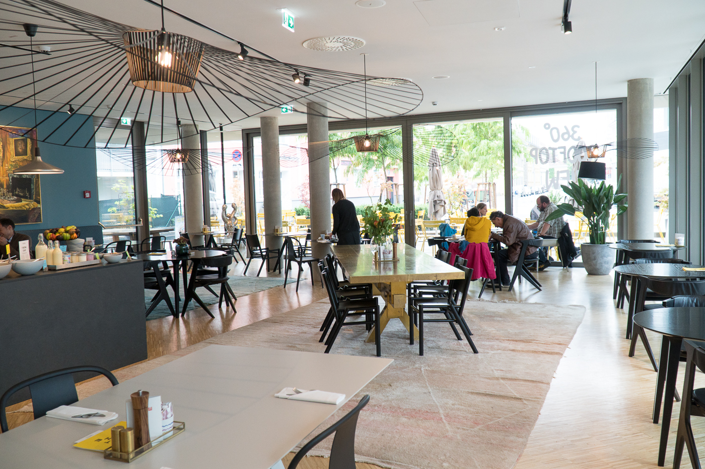 Salle à manger petit-déjeuner de l'Hotel Lend - Où dormir à Graz