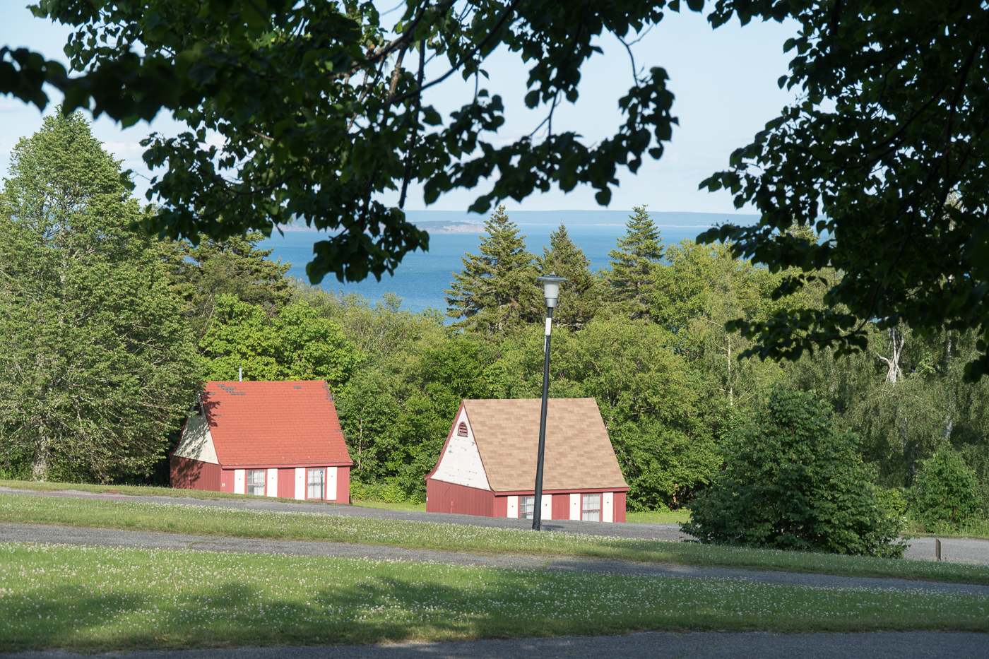 Vue du chalet Fundy Highlands Inn - Alma, New Brunswick