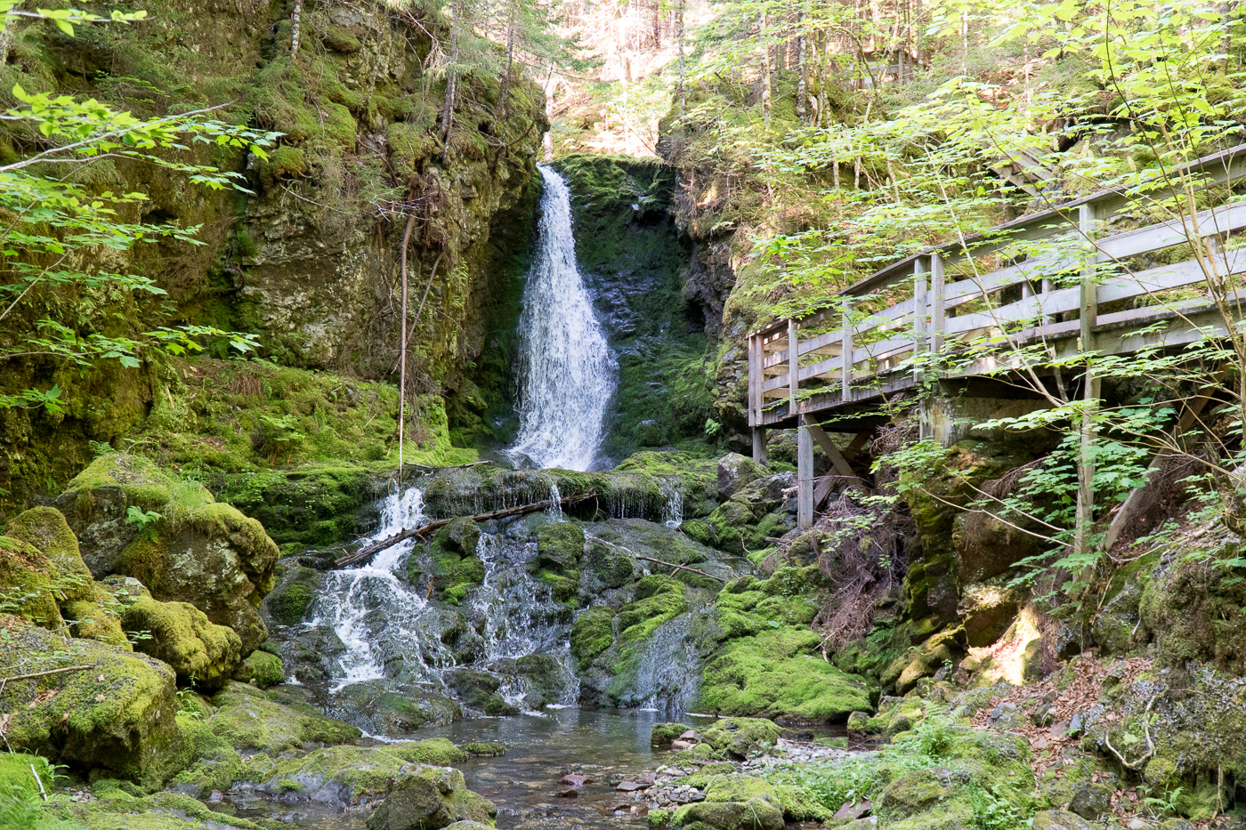 Chutes Dickson au parc national Fundy, New Brunswick