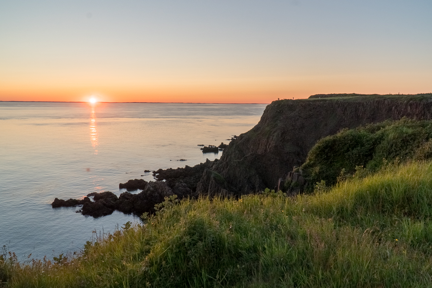 Coucher de soleil à la pointe sud de Grand Manana