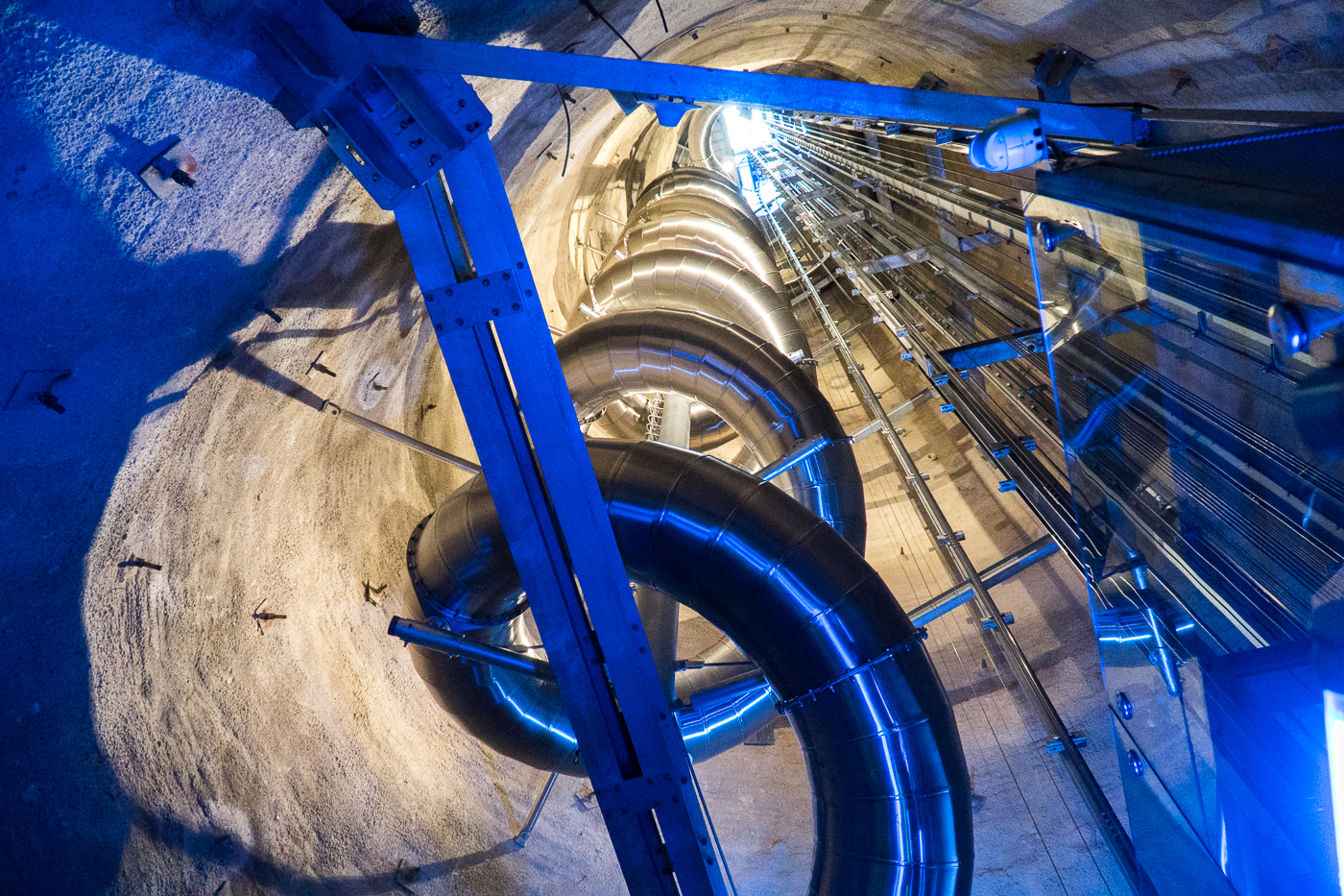 Schlossbergrutsche, plus grande glissoire intérieure au monde à faire à Graz